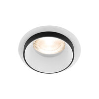 CARCASA ALB/NEGRU ROTUND PT GU10 ALFA-E