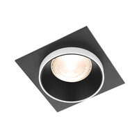 CARCASA NEGRU/ALB PATRAT PT GU10 ALFA-E