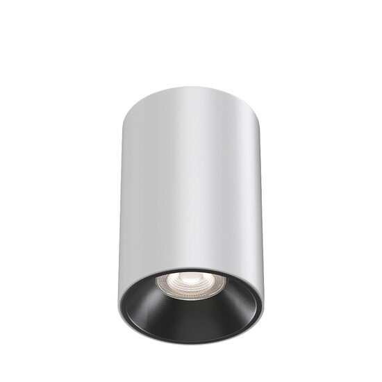 CORP ROTUND 1XGU10 ALB REFLECTOR NEGRU BETA SR