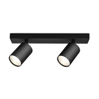 SPOT 2xGU10 PE PERETE NEGRU BR PLUS SRQ_2