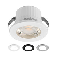 SPOT LED ROTUND 3W 38G 3C 4000K IP54 ALB BRY.