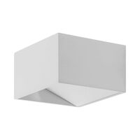 CORP LED PENTRU PERETE-PATRAT 8W 400LM 3000K ALB