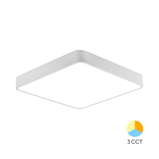 PLAFONIERA LED 36W 3000/4000/6500K ALB BLADE SQR