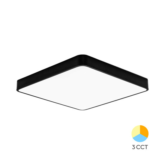 PLAFONIERA LED 45W 3000/4000/6500K NEGR BLADE SQR