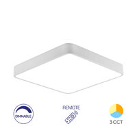 PLAFONIERA LED 45W TELECOMANDA ALB BLADE SQR