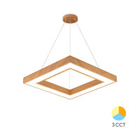 PLAF. LED SUSP 45W 3in1 LEMN BLADE SQR