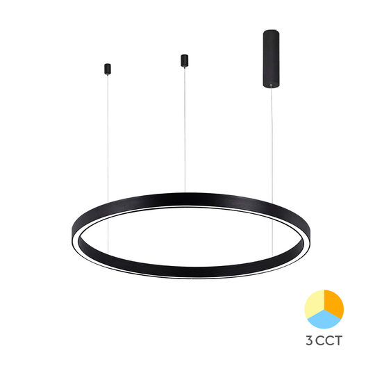 CORP DECORATIV CU LED 35W 3in1 PD-2540 NEGRU LINA