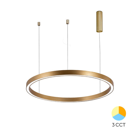CORP DECORATIV CU LED 45W 3in1 PD-2540 AURIU LINA