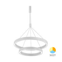 CORP DECORATIV CU LED 65W 3in1 PD-2540 ALB LINA