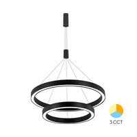 CORP DECORATIV CU LED 65W 3in1 PD-2540 NEGRU LINA