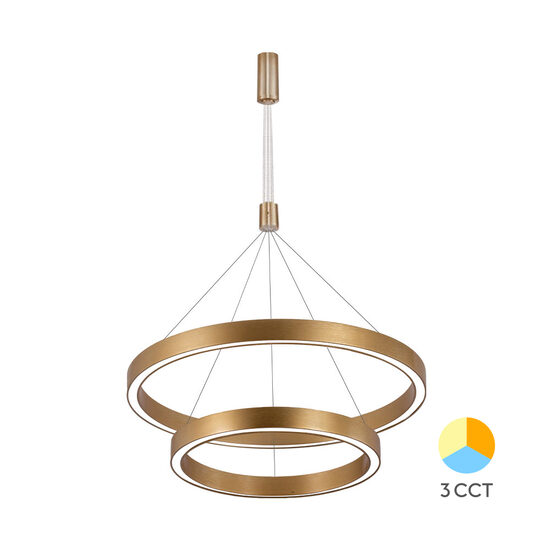 CORP DECORATIV CU LED 65W 3in1 PD-2540 AURIU LINA