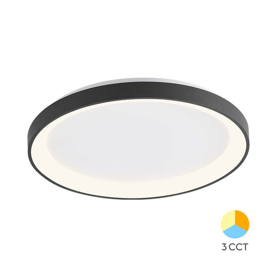 PLAFONIERA LED 36W 3IN1 IP20 SLS-SR-RND BELLA NEGRU