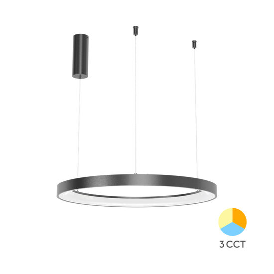 CORP DECORATIV LED 36W 3in1 SLP-PD-RND BELLA NEGRU