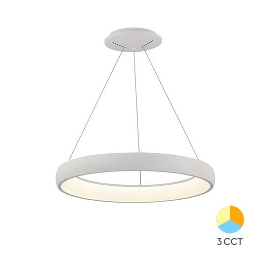 CORP DECORATIV LED 46W 3in1 MLP-PD-RND BELLA ALB