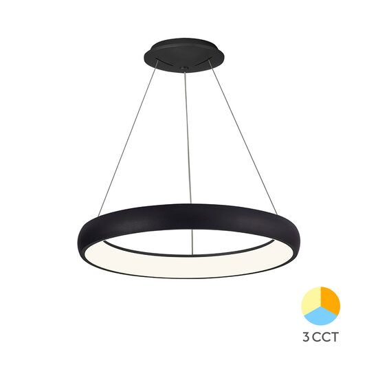 CORP DECORATIV LED 46W 3in1 MLP-PD-RND BELLA NEGRU