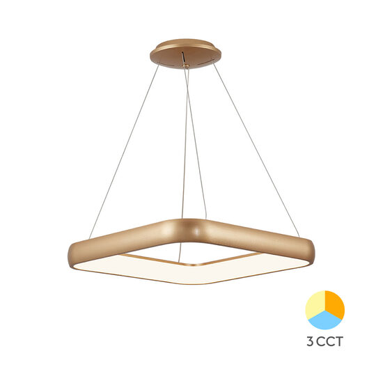 CORP DECORATIV LED 46W 3in1 MLP-PD-SQR BELLA AURIU