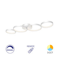 LUSTRA LED 60W NELA-SR1 RND telecomanda IP20 ALB