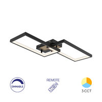 LUSTRA LED 40W NELA-SS1-RND telecomanda IP20 NEGRU