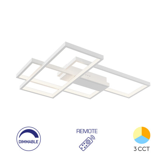 LUSTRA LED 65W NELA-SS2-RND telecomanda IP20 ALB