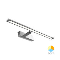 CORP LED PT BAIE 12W 3IN1 600MM CROM IP44 ARIA