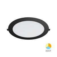 SPOT LED ROTUND ST 18W 8INC-NEGRU 3in1