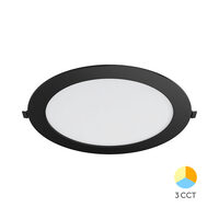 SPOT LED ROTUND ST 24W 10INC-NEGRU 3in1