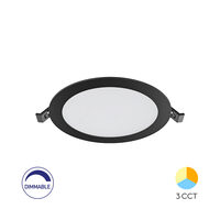 SPOT LED ROTUND ST 12W 1120LM DIM 3in1 F:170MM NEGRU IP40 
