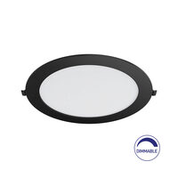 SPOT LED ROTUND ST 18W 1760LM DIM 3000K F:229MM NEGRU IP40 