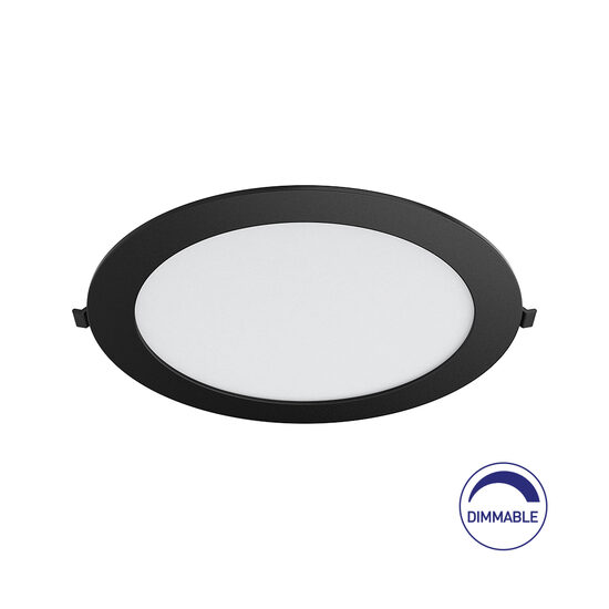 SPOT LED ROTUND ST 18W 1760LM DIM 3000K F:229MM NEGRU IP40 