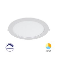 SPOT LED ROTUND ST 18W 1800LM DIM 3in1 F:229MM ALB IP40 BRAYTRON