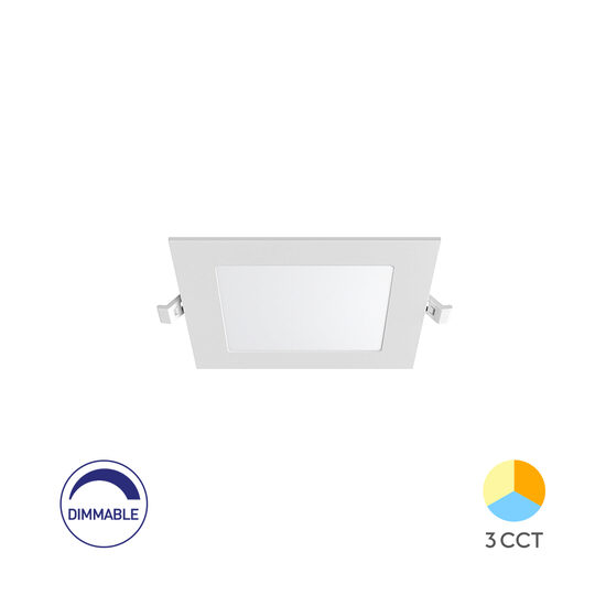 SPOT LED PATRAT ST 4W DIM 3in1 D:110x110MM IP40 ALB