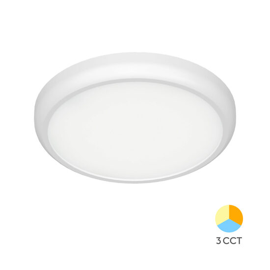 SPOT LED ROTUND PT 20W 2000lm 3in1 ALB F:225MM IP40