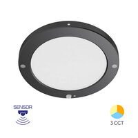 CORP LED CU SENZOR PT/ST 20W 3in1 ROTUND IP20 NEGRU