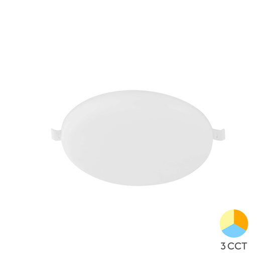 SPOT LED ROTUND ST 10W 1100lm 3in1 ALB,D:100mm,REGLABIL 40-75mm,IP20 