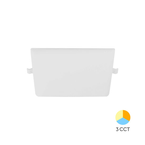 SPOT LED PATRAT ST 10W 1100lm 3in1 ALB REGLABIL IP20