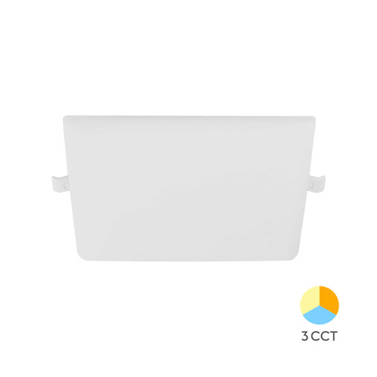 SPOT LED PATRAT ST 16W 1650lm 3in1 ALB REGLABIL IP20