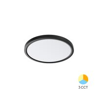 PLAFONIERA LED 20W 3IN1 IP20 NEGRU JADE RND SLR