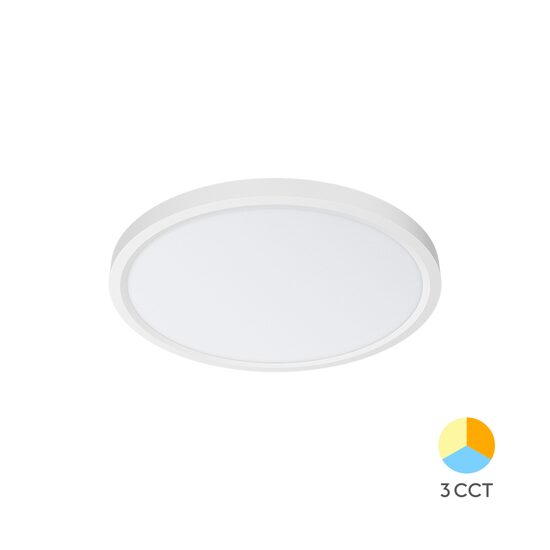 PLAFONIERA LED 26W 3IN1 IP20 ALB JADE RND SLR
