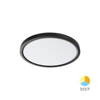 PLAFONIERA LED 26W 3IN1 IP20 NEGRU JADE RND SLR