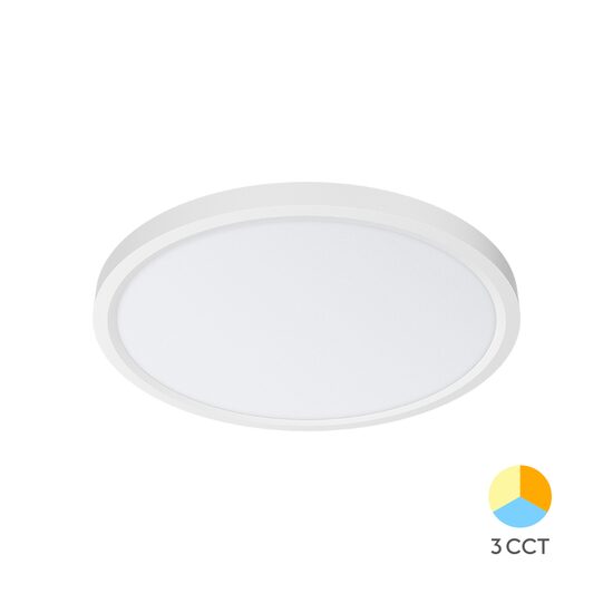PLAFONIERA LED 36W 3IN1 IP20 ALB JADE RND SLR