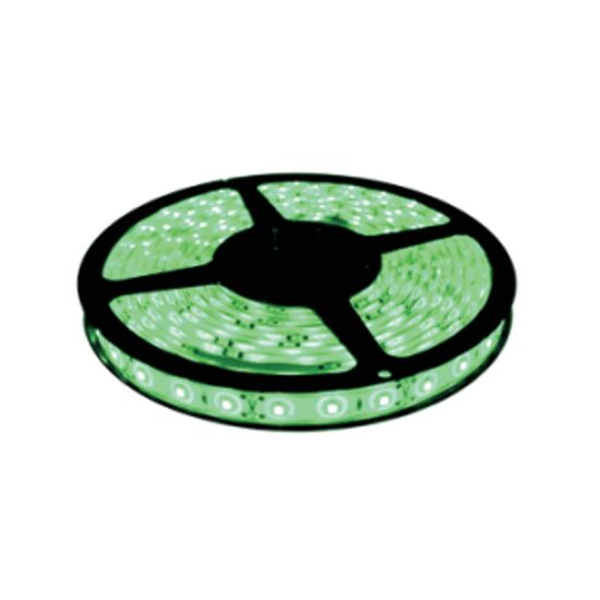 BANDA LED 4.8W/M 3528 60LED/M VERDE 12VDC IP20 5M