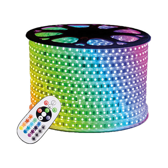 FURTUN LED LUMINOS TR. FLEX 120L RGB 13W/m 220V IP54 100M/ROLA