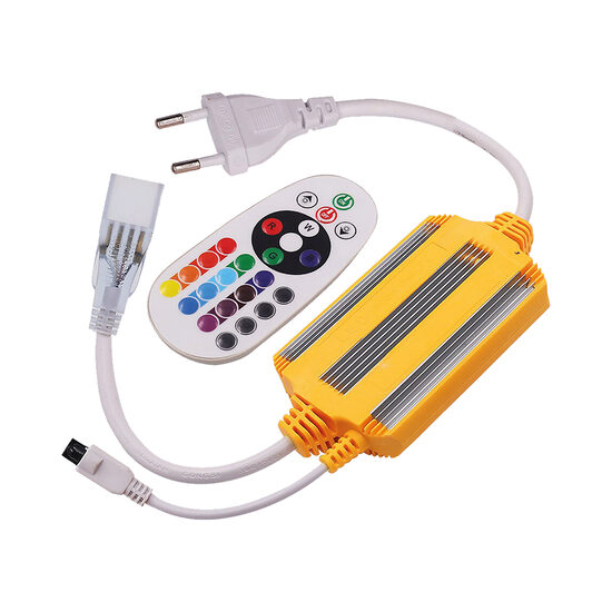 CABLU ALIMENTARE CU TELECOMANDA PT FURTUN LUMINOS 6,5x16 RGB