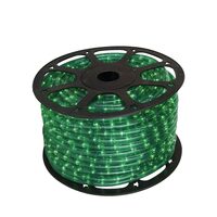 TUB LUMINOS LED D:13mm 1CANAL VERDE 240V IP44 50M/ROLA