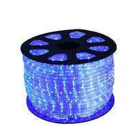 TUB LUMINOS LED D:13mm 1CANAL BLEU 240V IP44 50M/ROLA