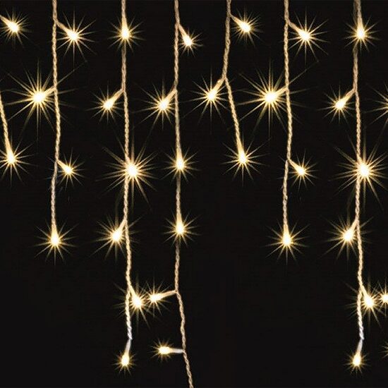 GHIRLANDA EXTENSIBILA CU FLASH CABLU ALB 56+8LED-1.6M IP44 6500K 240V