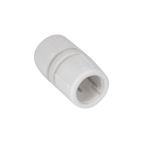 MUFA DE IMBINARE LINIARA PT TUB LUMINOS 1CANAL D11mm ALB