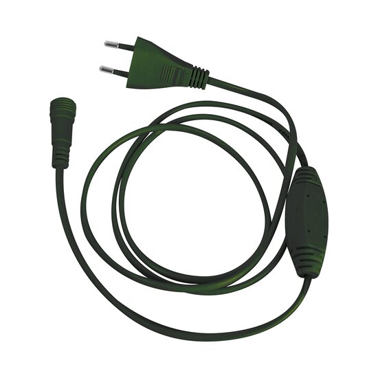 CABLU ALIMENTARE PT INSTALATIE EXTENSIBILA 50LED 1.5M VERDE 2BUC/CUT