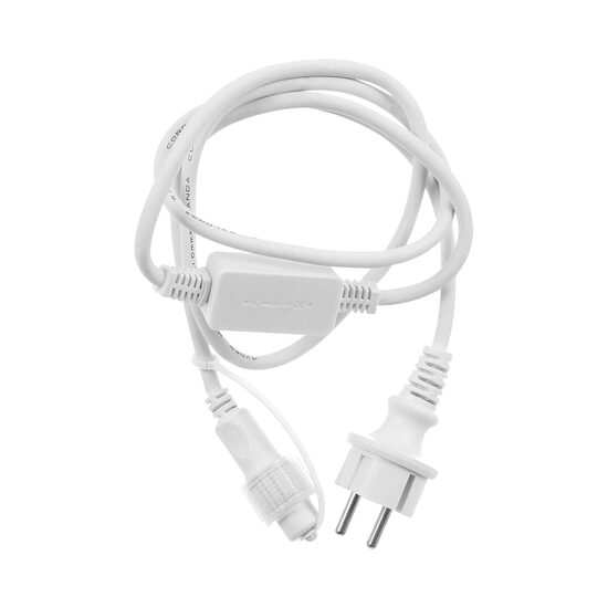 CABLU ALIMENTARE CU FLASH PT GHIRLANDA EXTENSIBILA 3M ALB