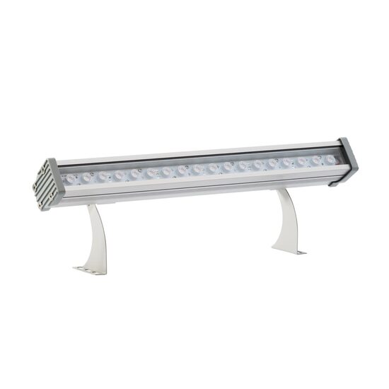 LED WALL WASHER 18W, AMBER,1800LM, 45G IP67 49cm